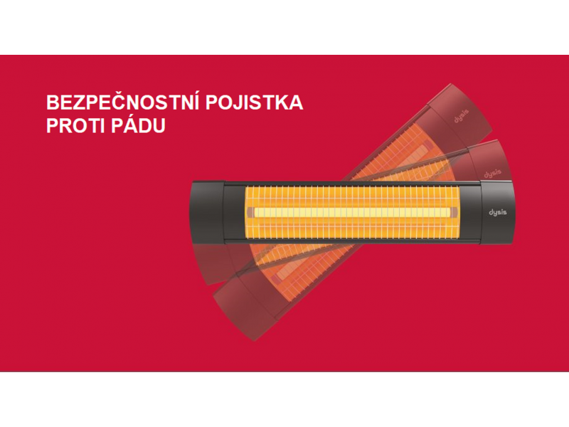 Karbonový infračervený ohrievač Simfer Dysis HTR-7407